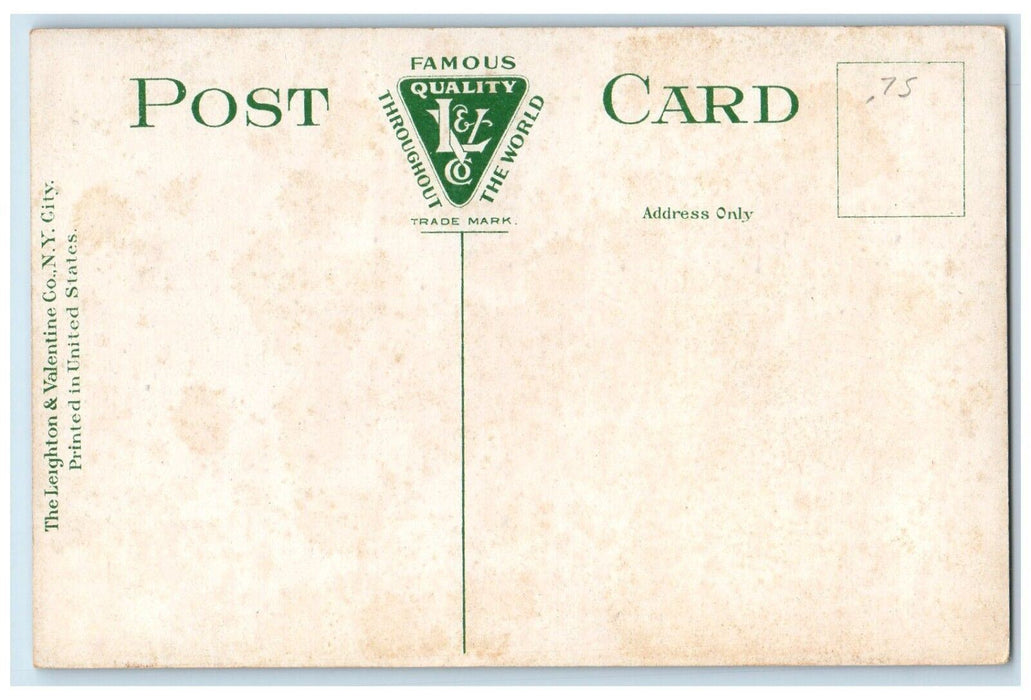 c1910's Damariscotta River From Bridge Boats Damariscotta Maine ME Postcard