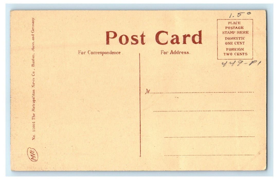 c1910s Steamer Sylvia, Springfield, Massachusetts MA Connecticut River Postcard
