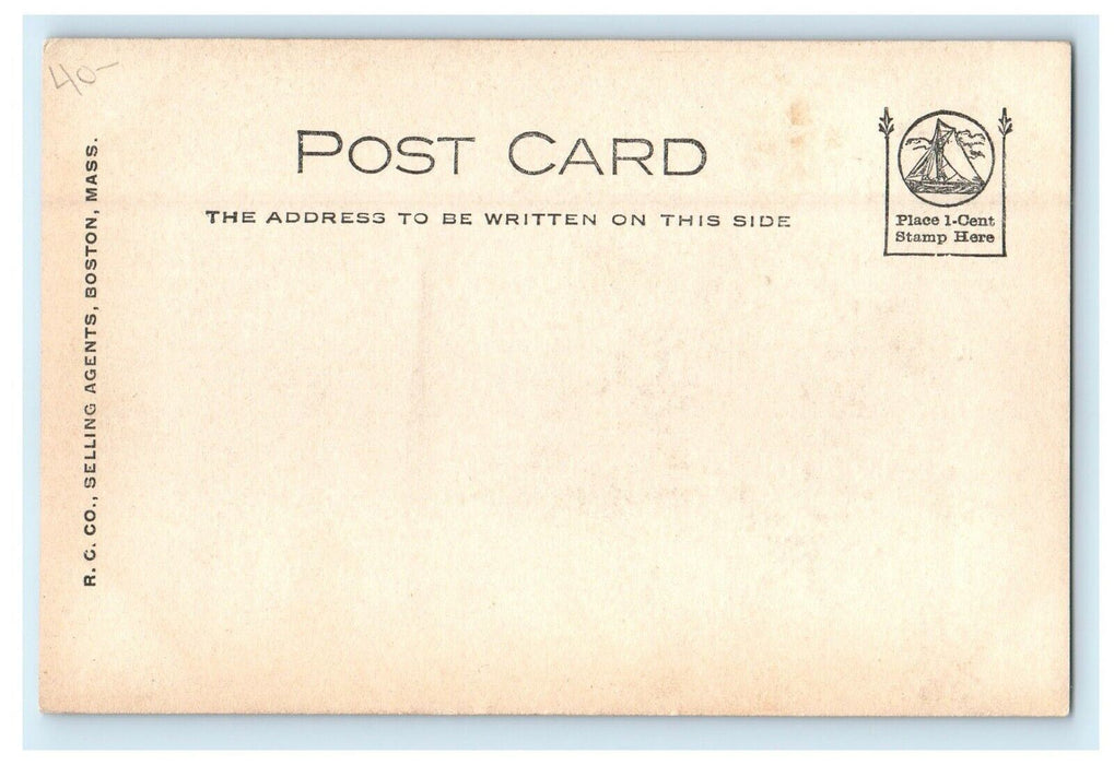 c1905 Perkshire Inn Great Barrington Massachusetts MA RPPC Photo Postcard