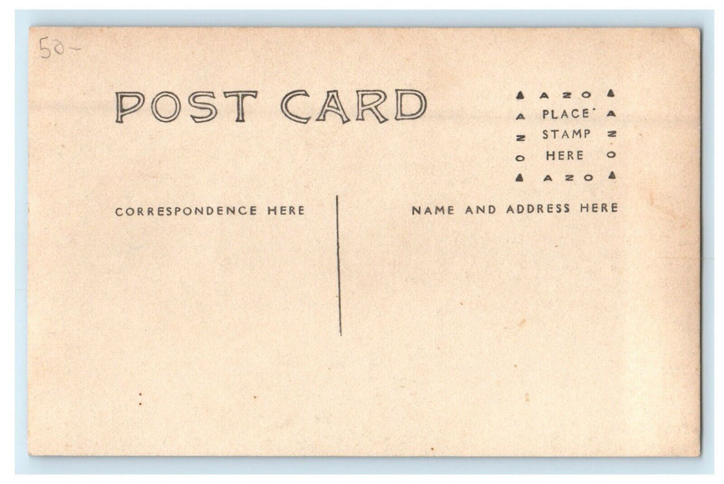 c1910's Congregational Church Grandby Massachusetts MA RPPC Photo Postcard
