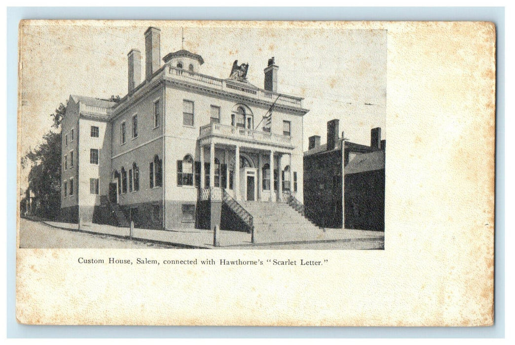 c1905s Custom House Salem Massachusetts MA Antique Unposted Postcard