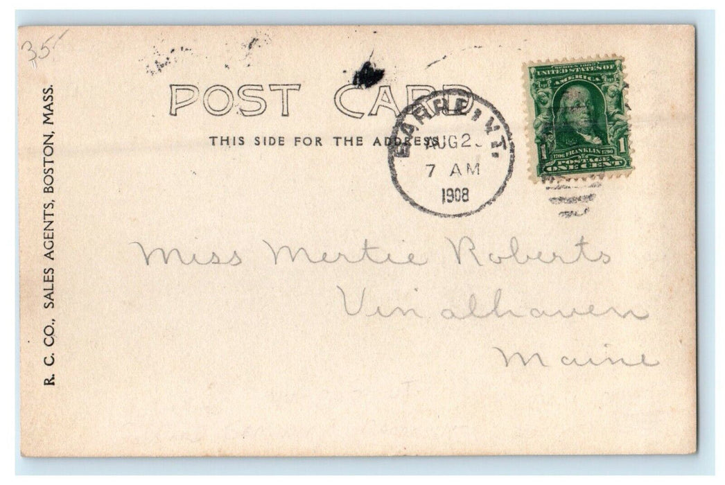 1908 Goddard Seminary Barre Vermont VT RPPC Photo Antique Postcard