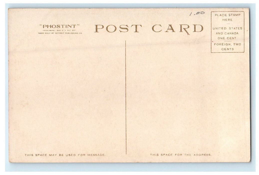 c1905s Houghton Memorial Chapel Wellesley College MA Phostint Postcard