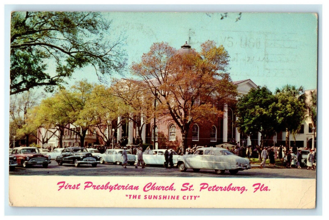 First Presbyterian Church St. Petersburg Florida FL The Sunshine City Postcard