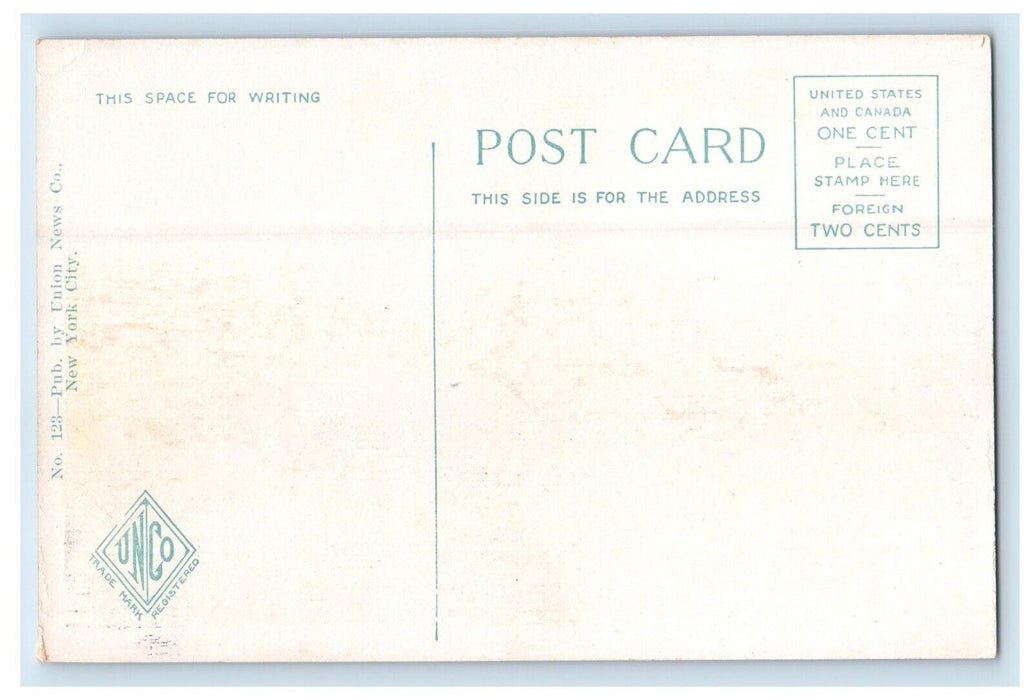 c1910's Hotel Bon Air Lake Pavilion Boat Hopatcong New Jersey NJ Postcard