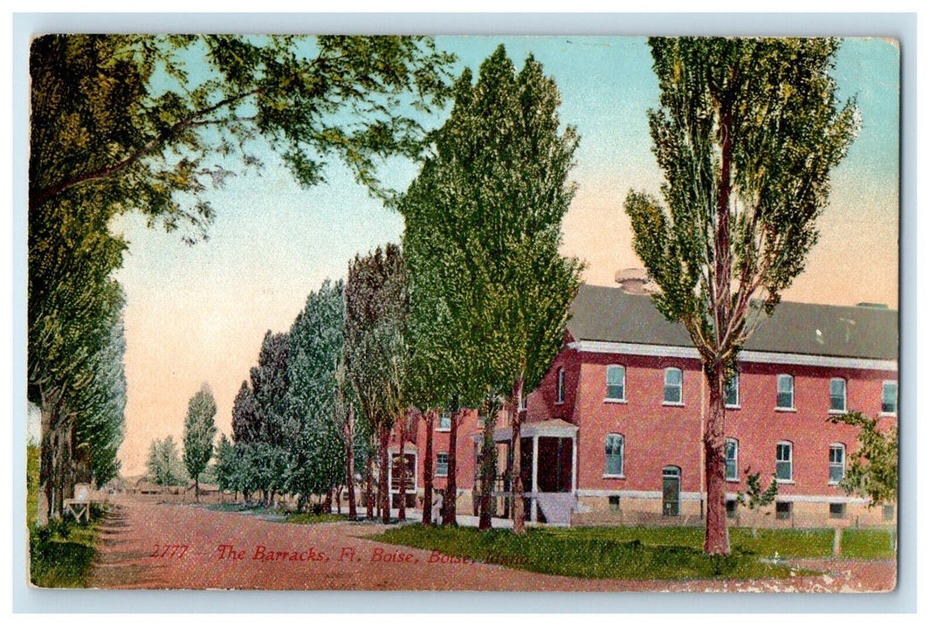 c1910's The Barracks Ft. Boise Botse Idaho ID Unposted Antique Postcard