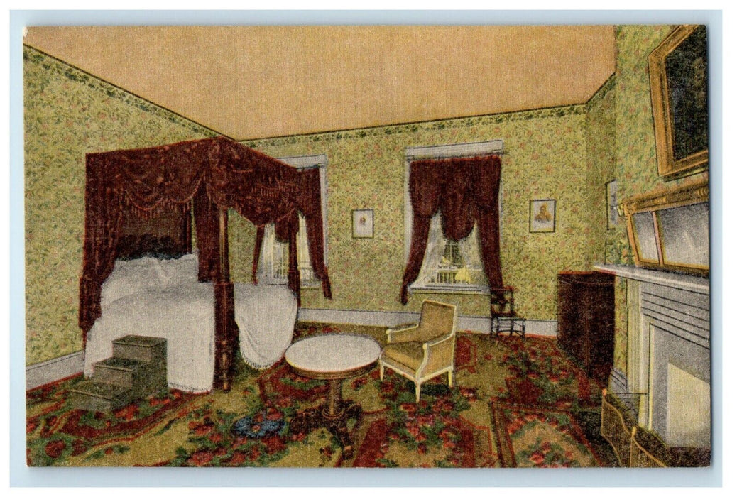 Lafayette's Bedroom Hermitage General Andrew Jackson Tennessee TN Postcard