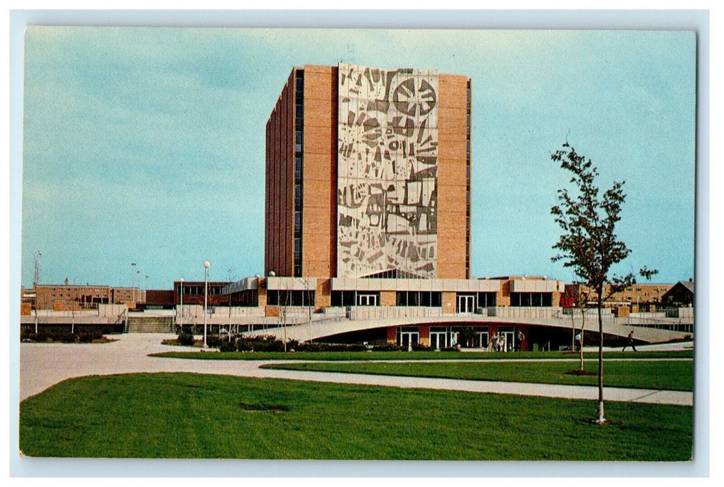 Bowling Green Ohio OH, State University Library Building Vintage Postcard