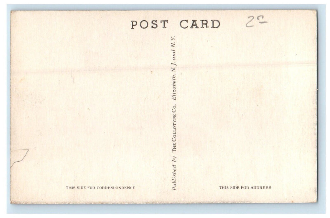 c1940's U.S Post Office Car Front Westfield Massachusetts MA Vintage Postcard