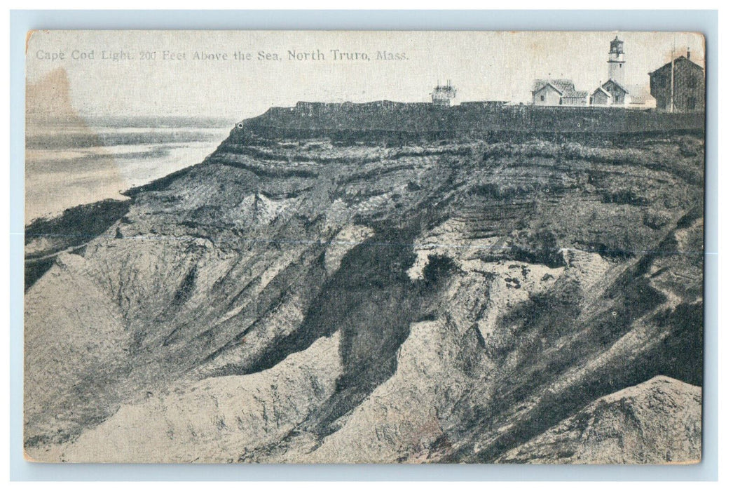 c1910 Cape Cod Light, North Truro Massachusetts MA Unposted Antique Postcard
