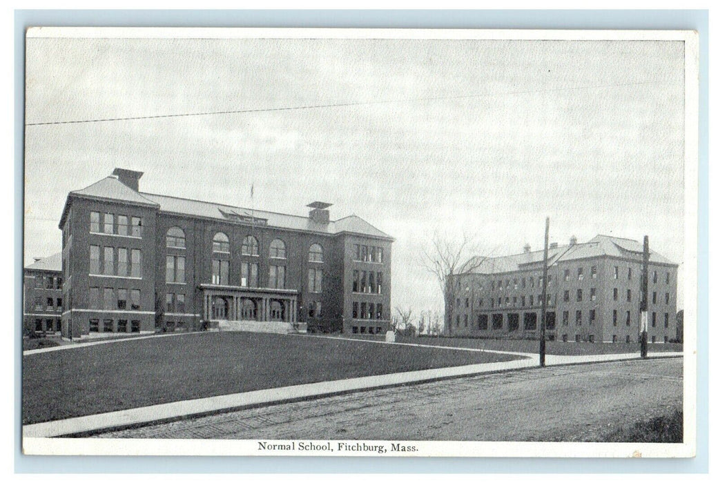 1905 Normal School Fitchburg Massachusetts MA Unposted Postcard