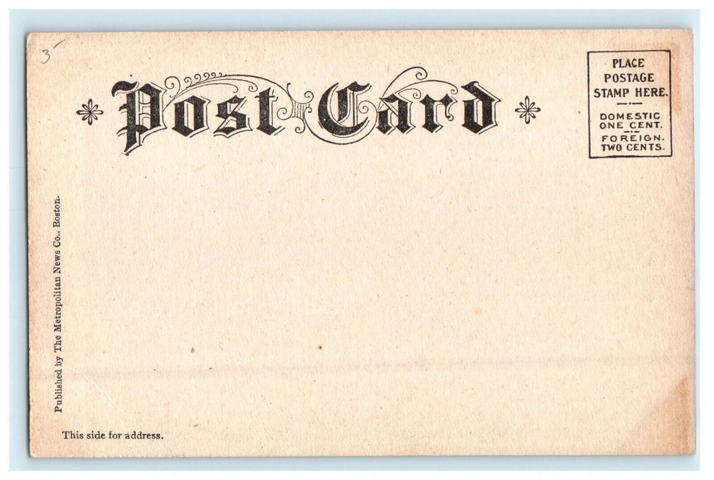 1905 Normal School Fitchburg Massachusetts MA Unposted Postcard