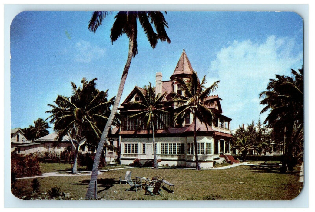 1953 Caso Cayo Hueso, The Southernmost House In USA Key West Florida FL Postcard