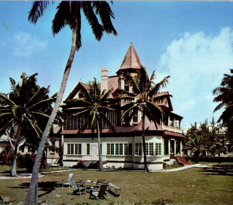 1953 Caso Cayo Hueso, The Southernmost House In USA Key West Florida FL Postcard