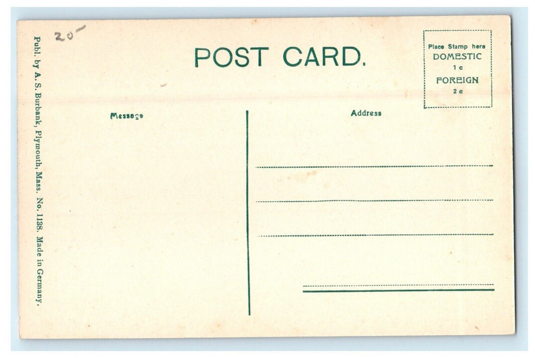 1906 Standish Worsted Co. Plymouth Massachusetts MA Unposted Postcard