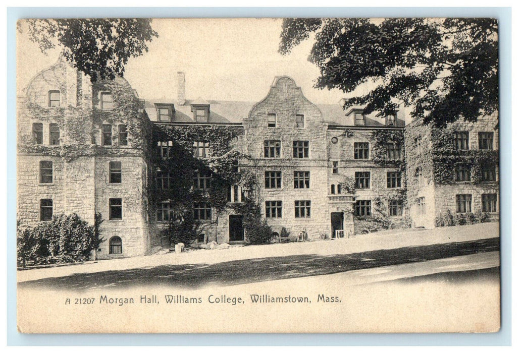 c1905s Morgan Hall, Williams College, Williamstown Massachusetts MA Postcard