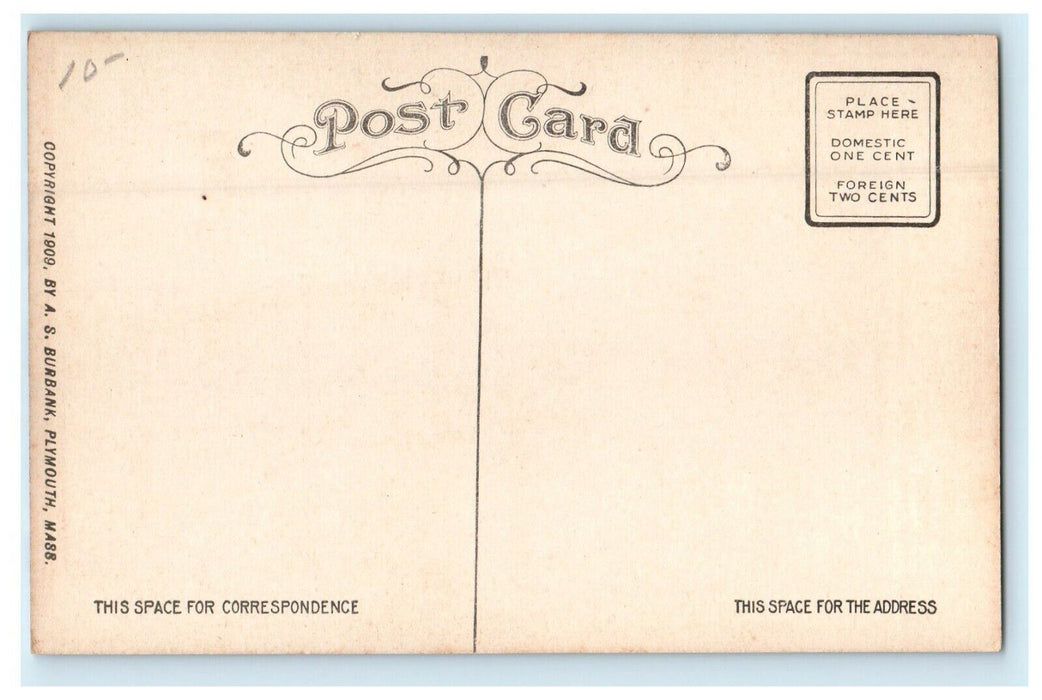 Home Of Gen. John Winslow & James Warren 1730 Plymouth Massachusetts MA Postcard