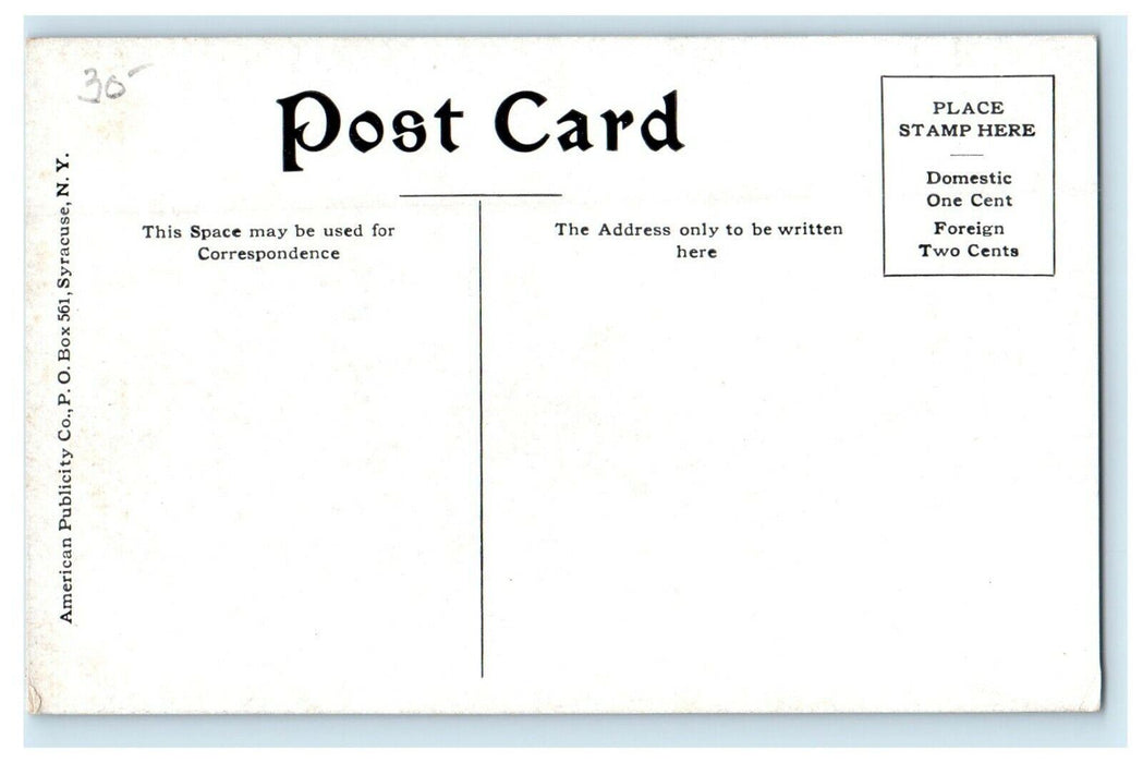 1911 "The Flying Squadron" Springfield, Massachusetts MA Postcard