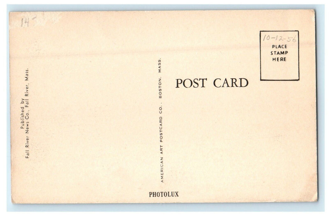 1907 Union Hospital Fall River Massachusetts MA Antique Postcard