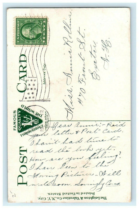 1912 Groveland Bridge, Groveland, Massachusetts MA Antique Postcard
