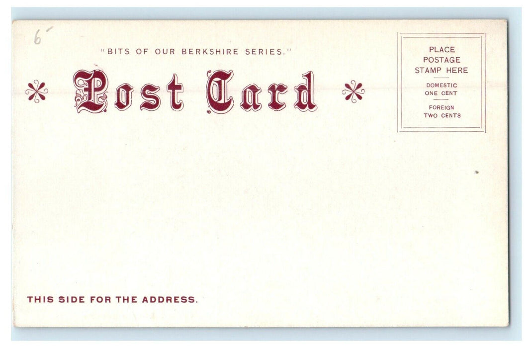 1905 Congregational Church, Great Barrington Massachusetts MA Postcard