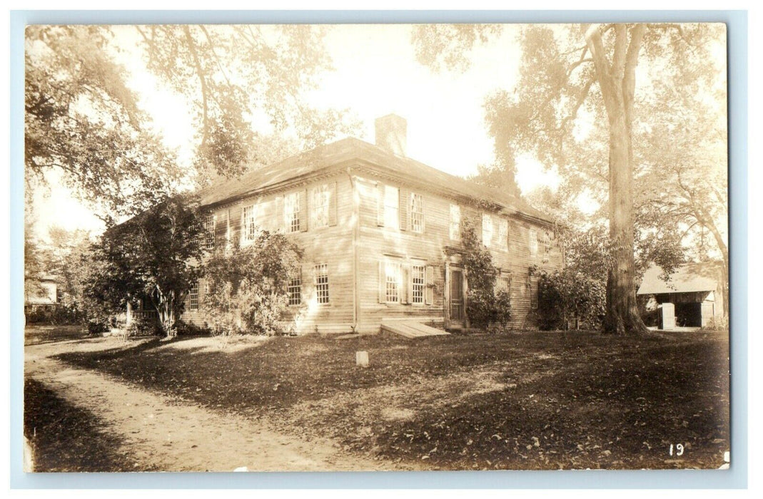 c1920's Frary House Old Deerfield Massachusetts MA RPPC Photo Antique Postcard