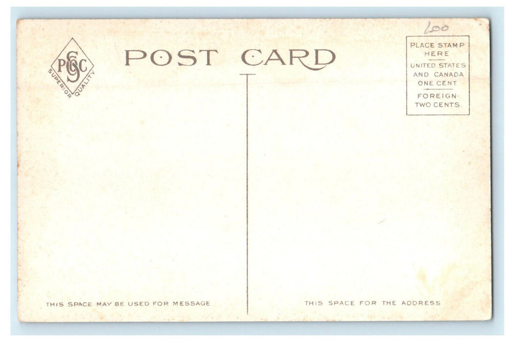 c1905s Boats with Flag, Connecticut River Springfield Massachusetts MA Postcard