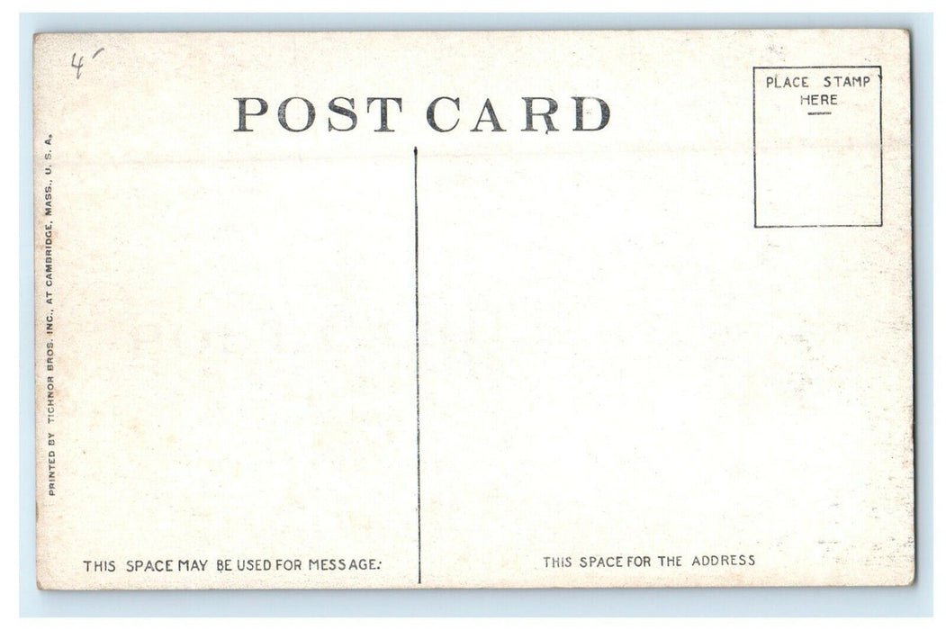 1912 Open Air Chapel, St Anne's Church Fiskdale Massachusetts MA Postcard