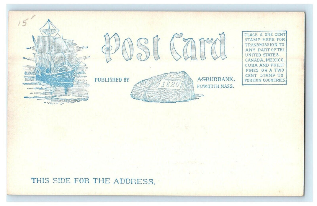 1905 Plymouth Cordage Co. North Plymouth Massachusetts MA Antique Postcard