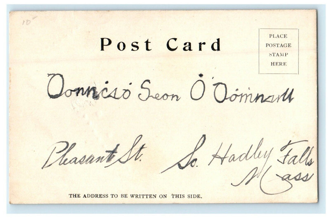 Mary Lyon Hall Mt. Holyoke College South Hadley Massachusetts MA Posted Postcard