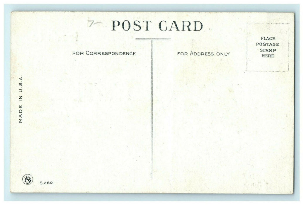 This Road Leads to Buda Illinois Vintage Antique Postcard