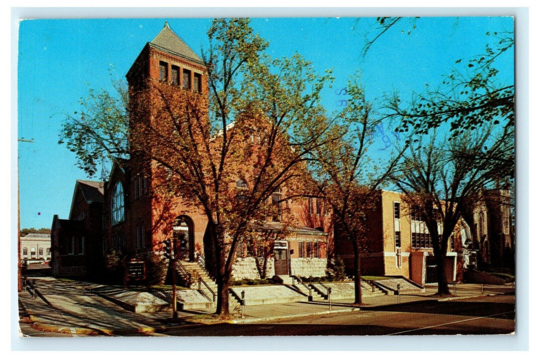 1st Methodist Church 1908 Dixon Illinois Advertisement Vintage Antique Postcard