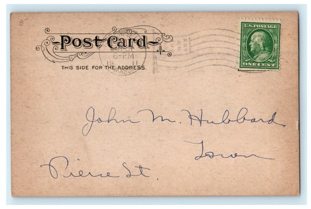 1911 Day-Light Clothing Store Greenfield, Massachusetts MA Advertising Postcard