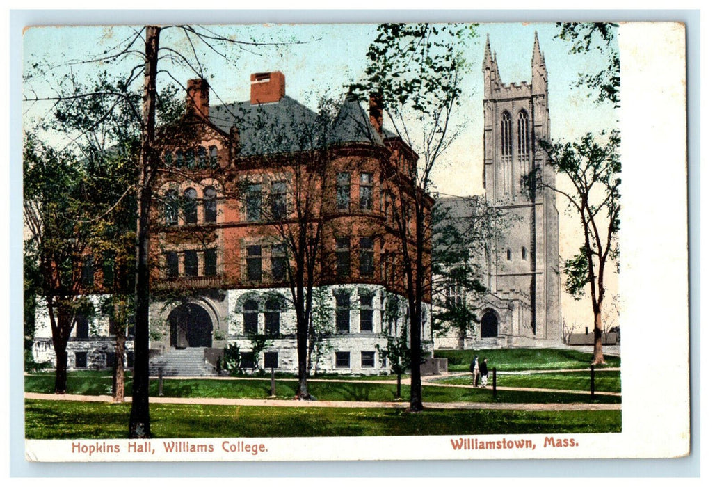 c1905s Morgan Hall, Williams College, Massachusetts MA Unposted Antique Postcard
