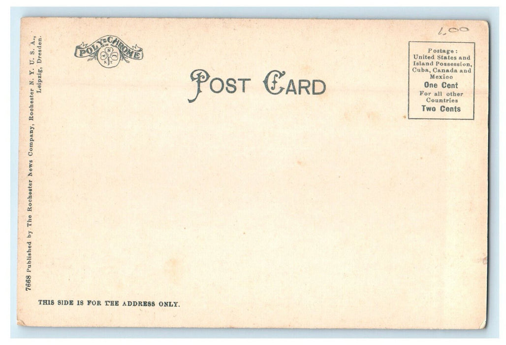 c1905s Morgan Hall, Williams College, Massachusetts MA Unposted Antique Postcard