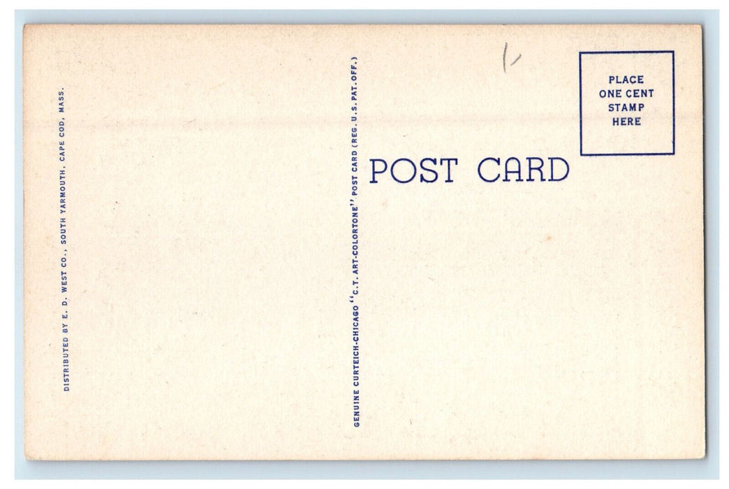 c1940s Cottages at Swifts Beach, Cape Cod, Massachusetts MA Vintage Postcard