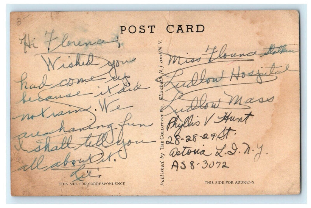 1913 G-Bar-S Ranch, Great Barrington, Massachusetts MA Postcard