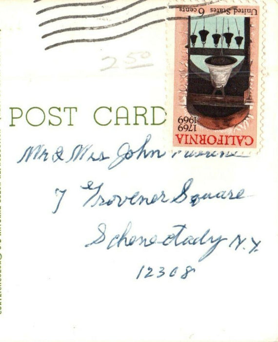 1969 James Monroe's Law Office Fredericksburg, Virginia VA Posted Postcard