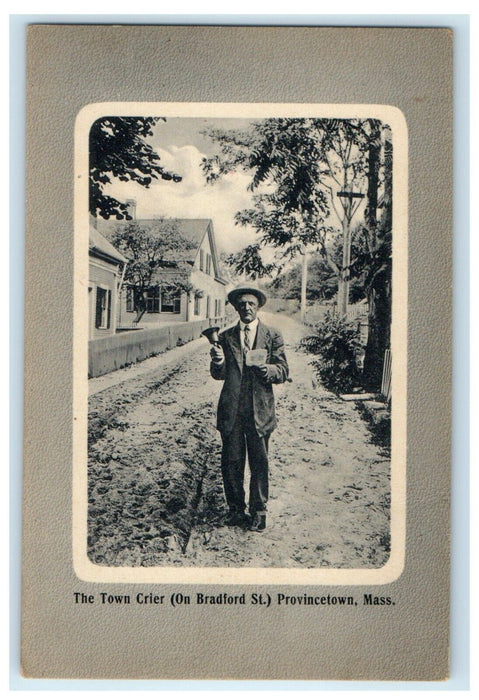 1921 The Town Crier(On Bradford St.) Provincetown, Massachusetts MA Postcard