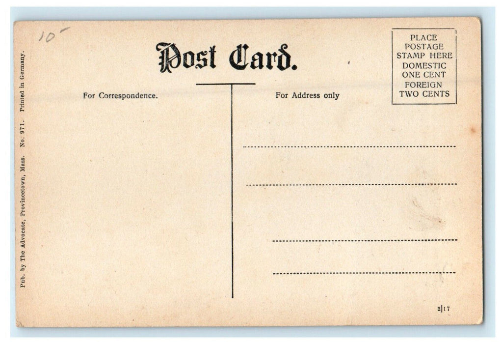 1921 The Town Crier(On Bradford St.) Provincetown, Massachusetts MA Postcard