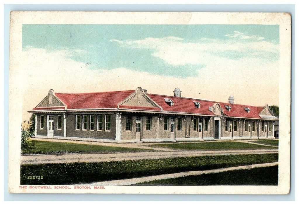 1926 The Boutwell School Groton, Massachusetts MA Antique Postcard