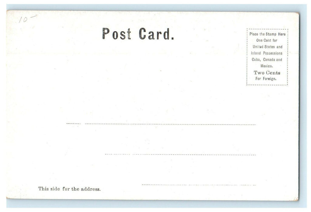 1905 Copper Windows Interior Unitarian Church Fairhaven Massachusetts Postcard
