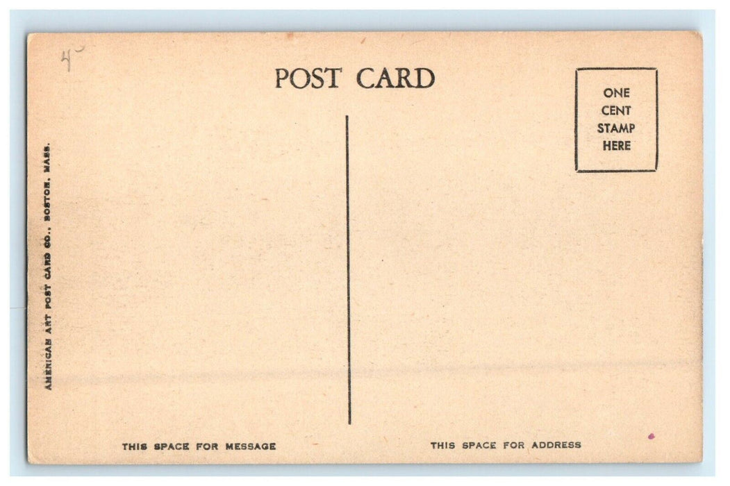 1925 St Bridget's Catholic Church, Framingham Center, Massachusetts MA  Postcard