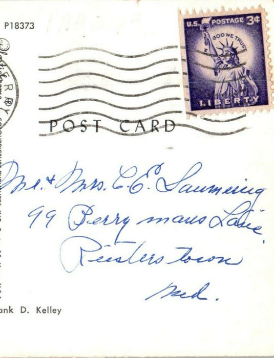 1961 John Brown's Fort Harper's Ferry, West Virginia WV Posted Postcard