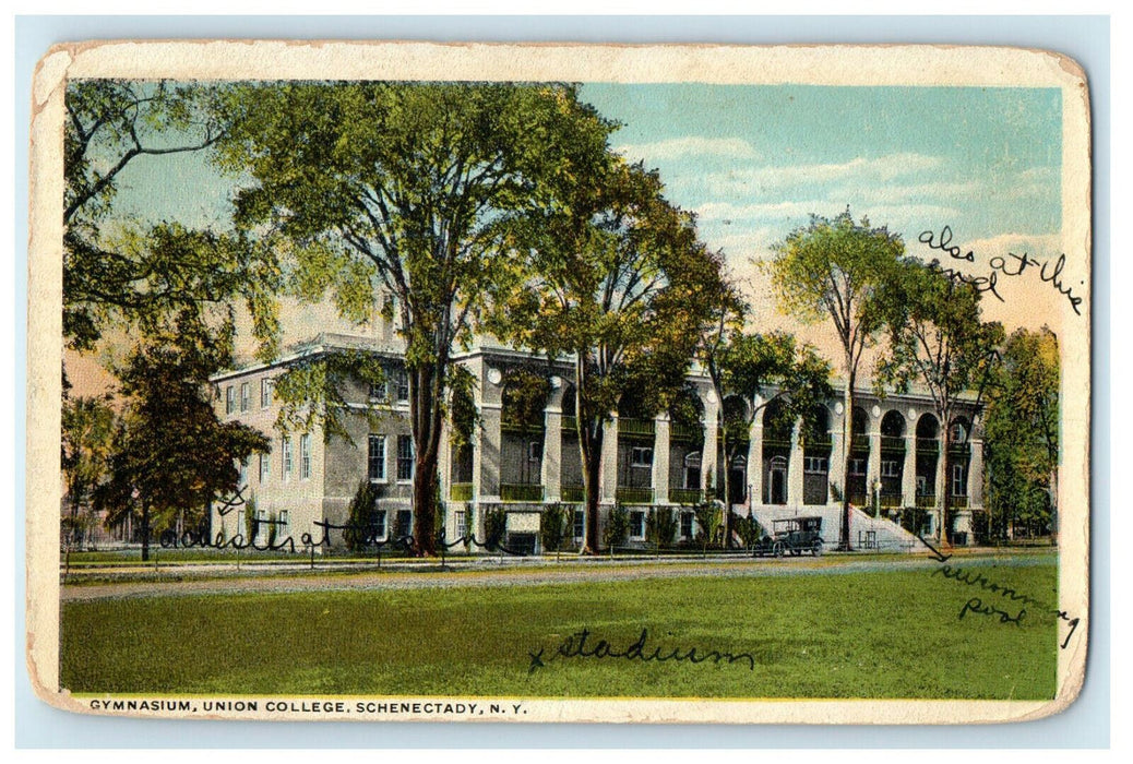 1926 Gymnasium, Union College, Schenectady, New York NY Posted Postcard