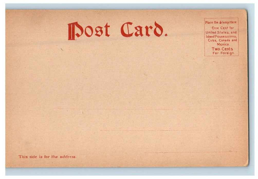 c1905 Greetings From Bethlehem New Hampshire NH Golf Club House Postcard