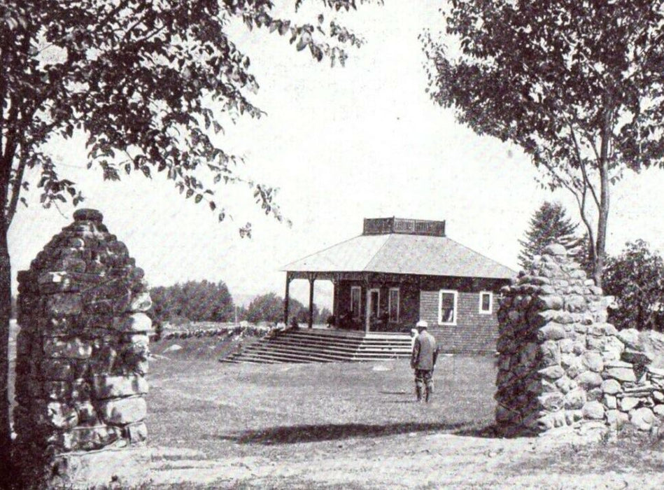 c1905 Greetings From Bethlehem New Hampshire NH Golf Club House Postcard