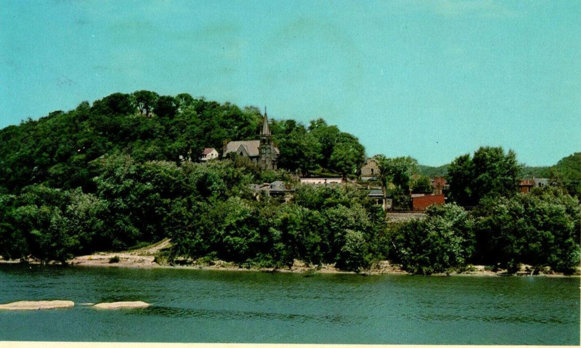 1974 Harper's Ferry To Day, Harper's Ferry, West Virginia WV Posted Postcard