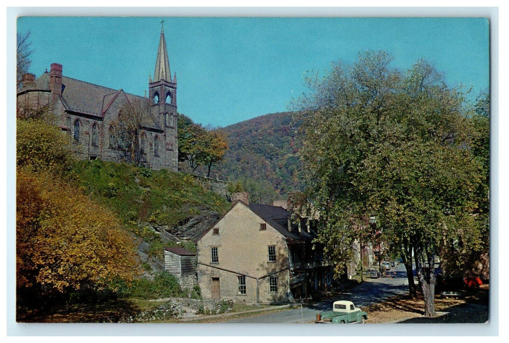 c1950s The Stage Coach Inn Harper's Ferry, West Virginia WV Unposted Postcard