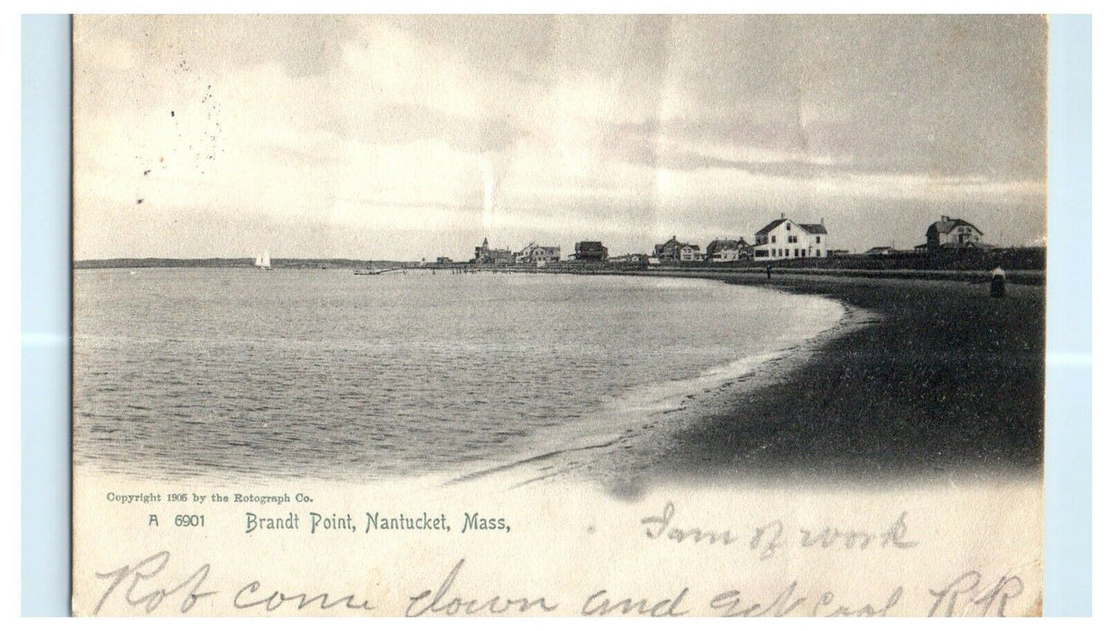 1905 Brandt Point, Nantucket Massachusetts MA Antique Postcard